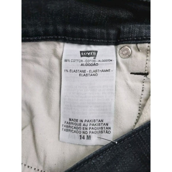 Levi's 512 ~Woman Size 14M~ Black Denim Perfectly Slimming Bootcut Jeans. - Picture 4 of 9